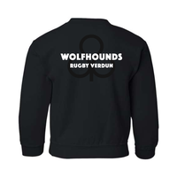 Wolfhounds - Chandail molleton (coton ouaté) - Juvénile - Noir