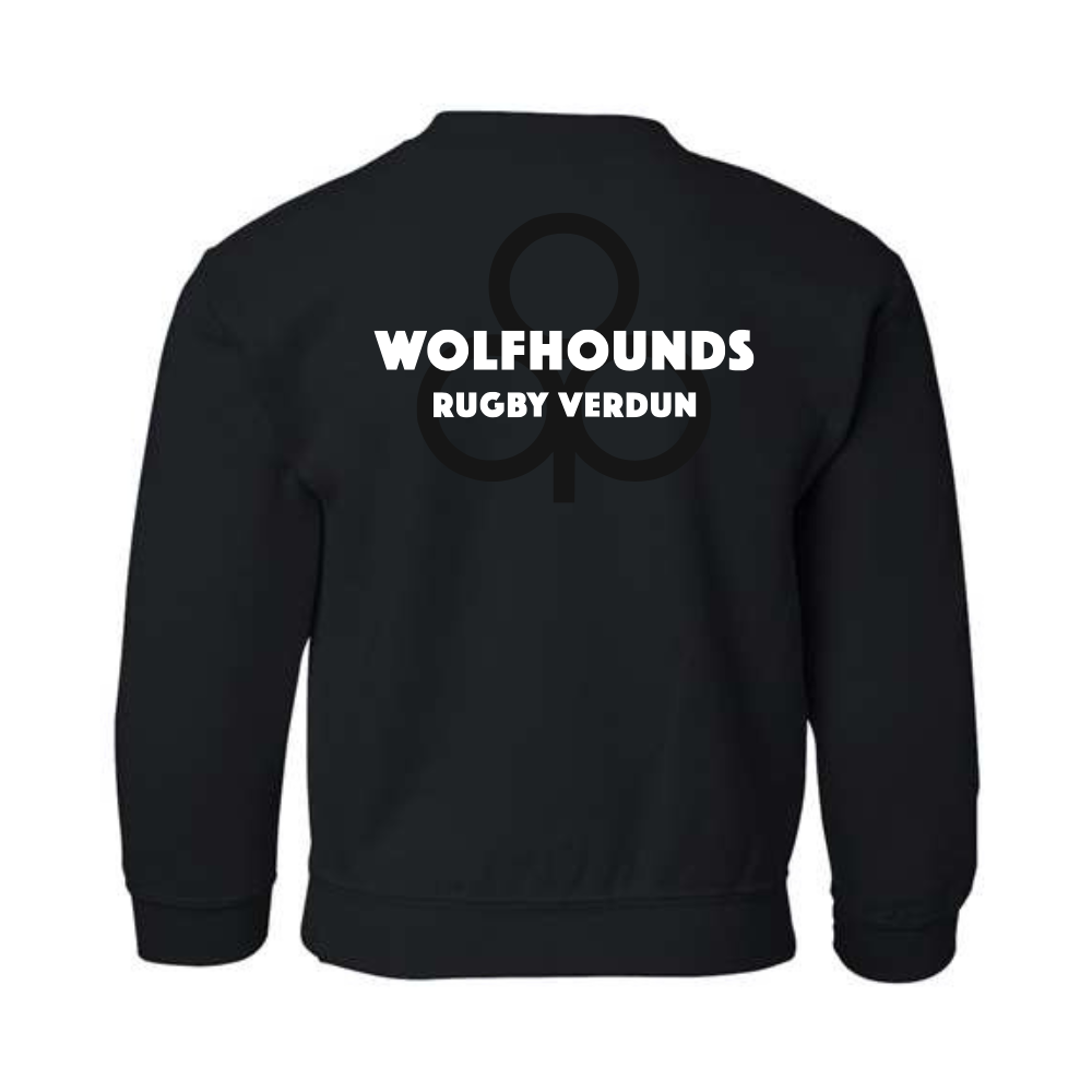 Wolfhounds - Chandail molleton (coton ouaté) - Juvénile - Noir