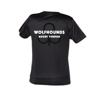 Wolfhounds - Chandail technique à manches courtes - Enfant - Noir