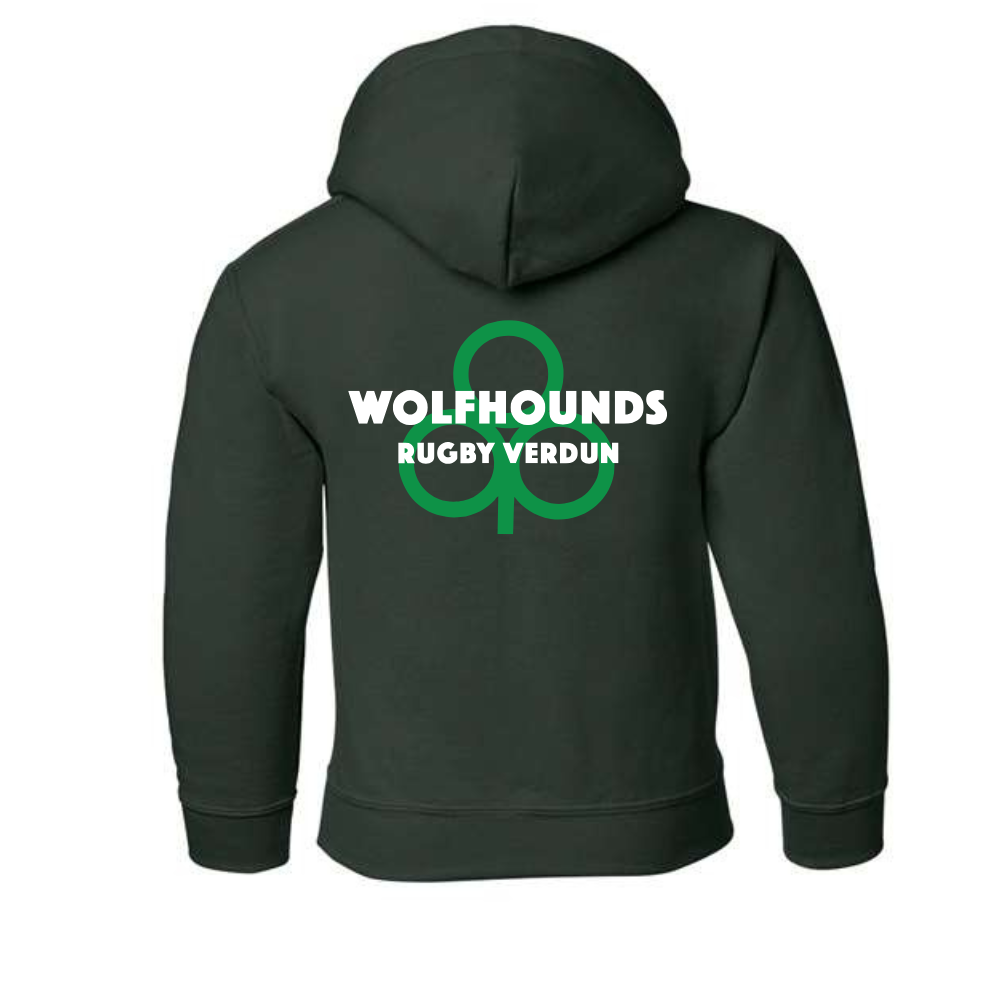 Wolfhounds - Chandail molleton à capuchon (Kangourou/Hoodie) - Juvénile - Forêt