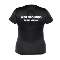 Wolfhounds - Chandail technique à manches courtes - Féminin - Noir