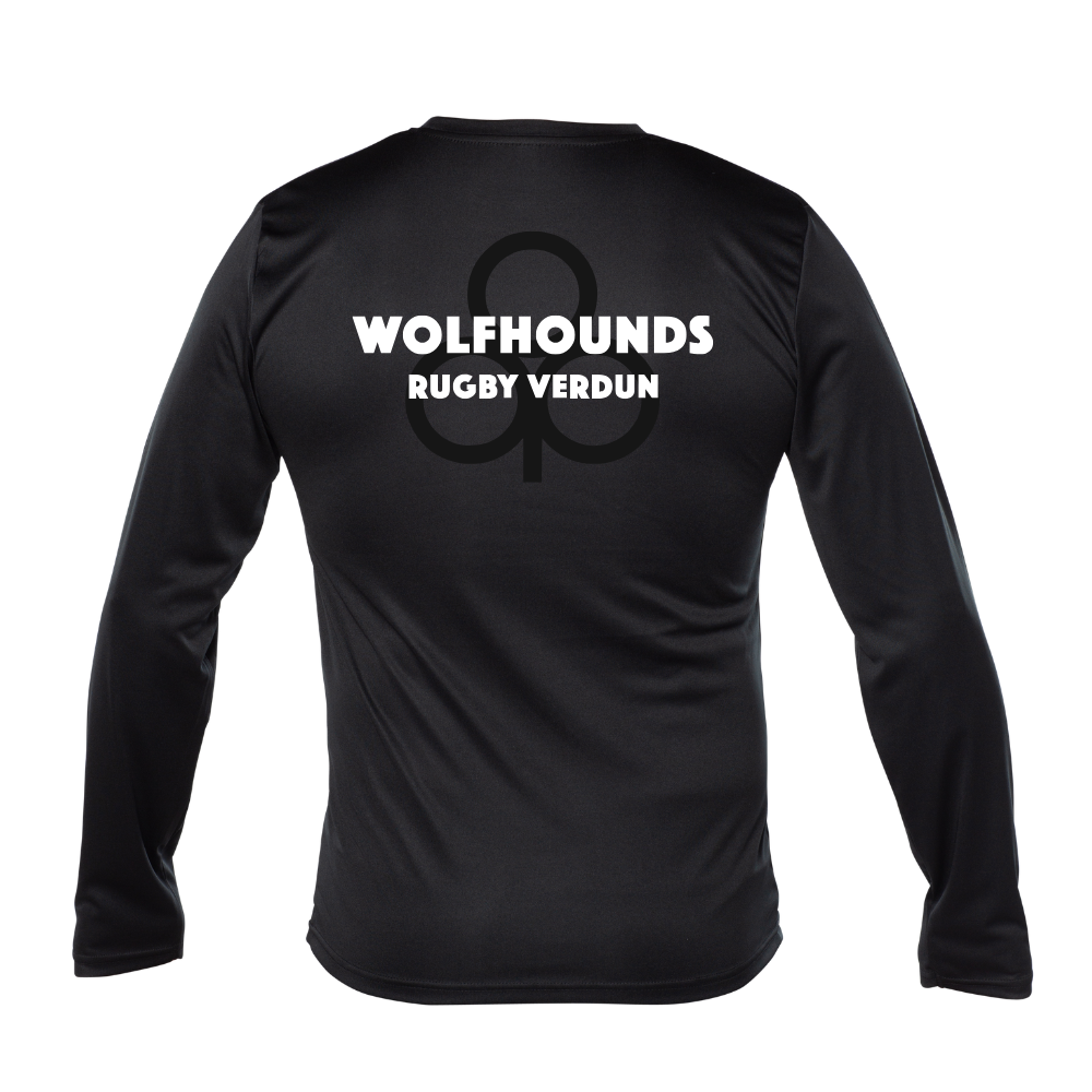 Wolfhounds - Chandail technique, à manches longues - Masculin - Noir