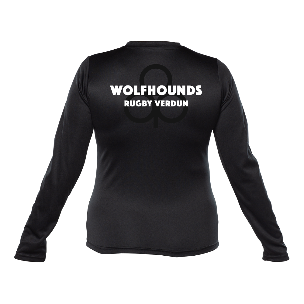 Technical sweater, long sleeves - Women - Black