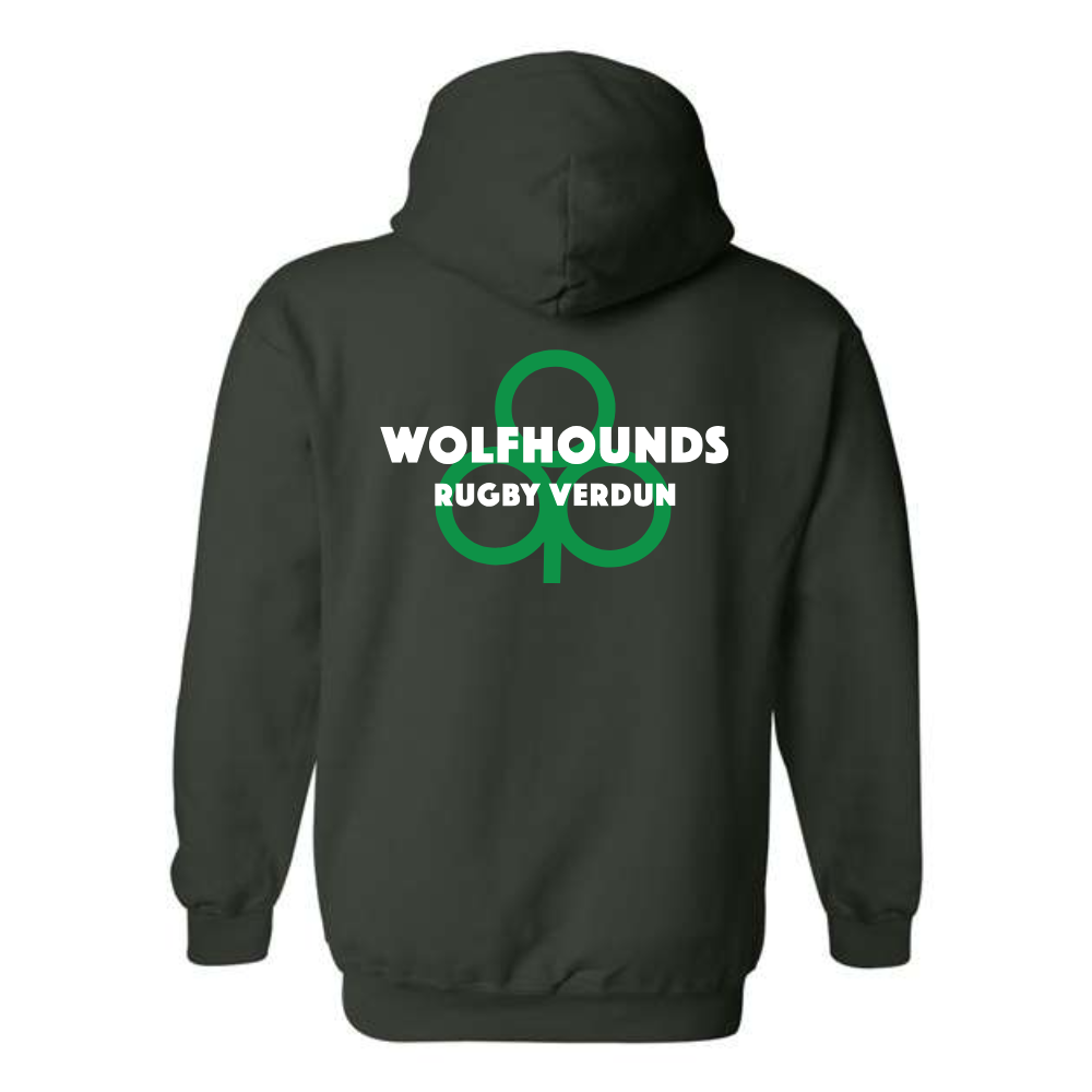 Fleece hooded sweater (Kangaroo/Hoodie) - Adult - Black