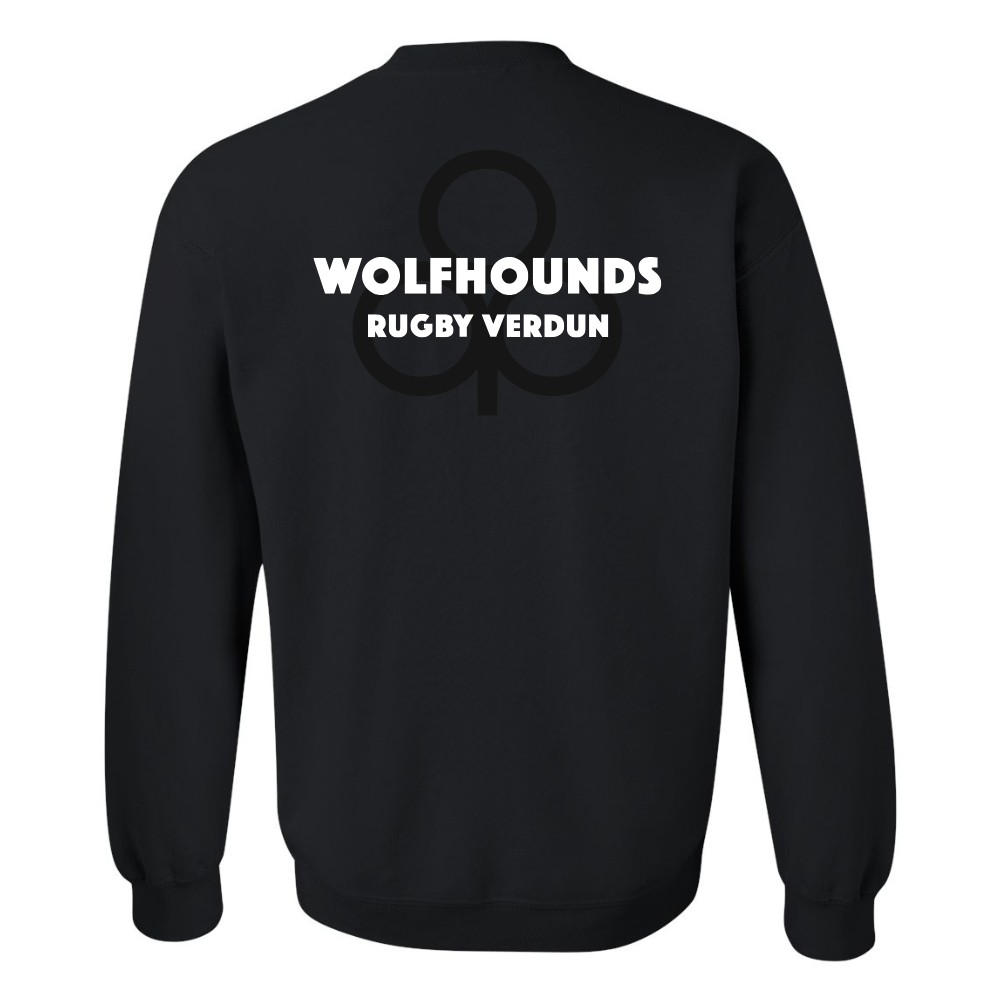 Wolfhounds - Chandail molleton (coton ouaté) - Adulte - Noir