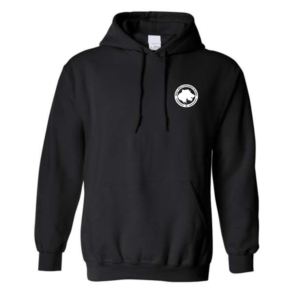 Fleece hooded sweater (Kangaroo/Hoodie) - Adult - Black