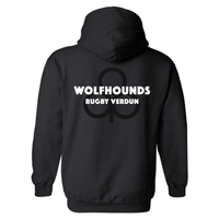 Fleece hooded sweater (Kangaroo/Hoodie) - Adult - Black