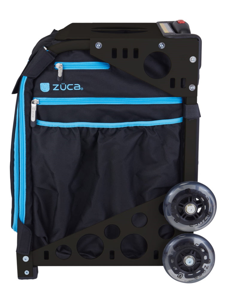 ZÜCA PICKLEBALL CART - Sport Cart on Wheels and bag - Black / Blue Trims 