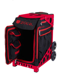 ZÜCA PICKLEBALL CART - Chariot sur roulettes et sac - Rouge