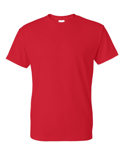 ◆UMBRO◆ Fresh Lettering Short Sleeve T-Shirt Red UQ121SRS1 Gildan_8000_Red_Front_High_gra