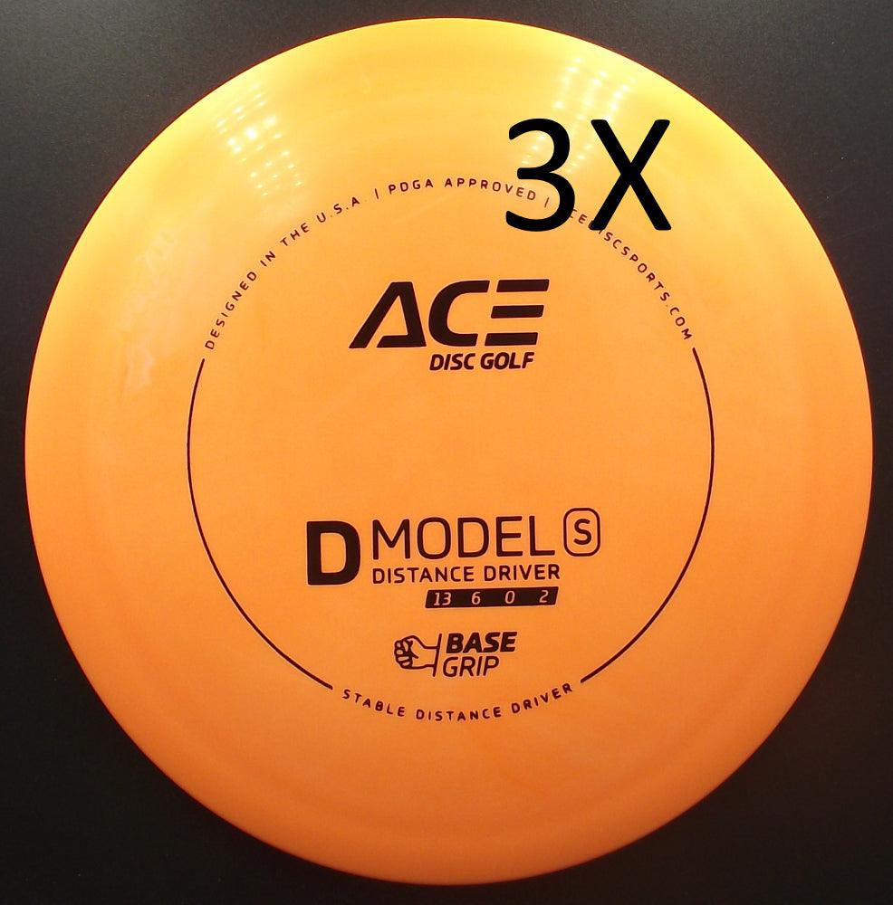 ACE LINE - Prodigy - TRIO - D BaseGrip S - S13 - Driver Discgolf - Orange de ACE Prodigy