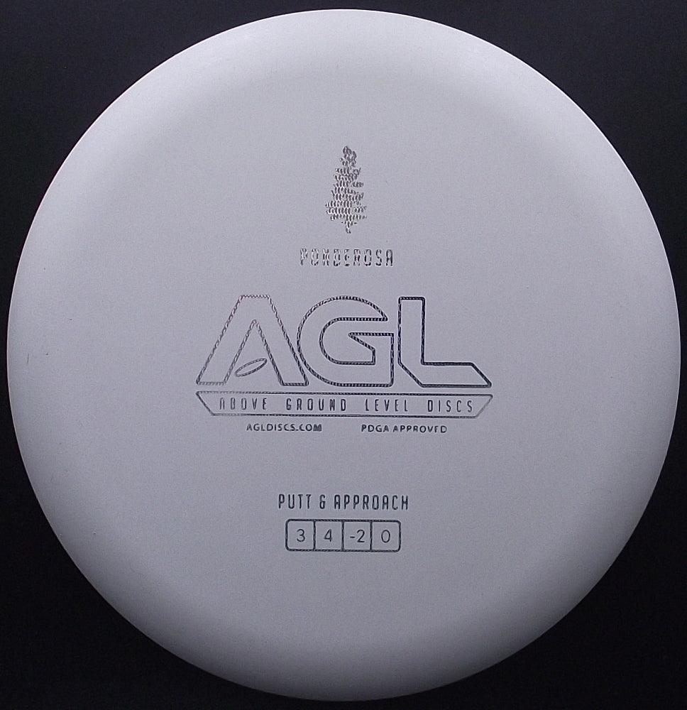 AGL Discs - MONDEROSA - Woodland - S3 - Putter Discgolf - Blanc de AGL Discs