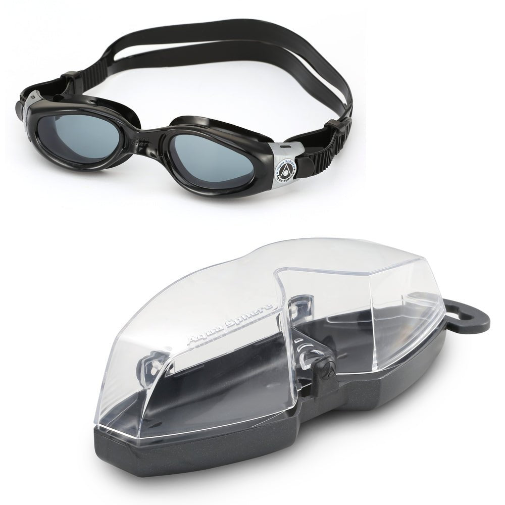 AquaSphere Kaiman - Lunettes de natation étroites - Compact fit - Lentilles fumées de AquaSphere