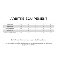 Arbitre-Équipement - Uniforme d'arbitre de soccer - Bleu / Noir de Arbitre-Équipement