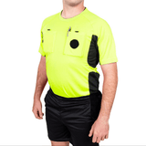 Arbitre-Équipement - Uniforme d'arbitre de soccer - Jaune / Noir de Arbitre-Équipement