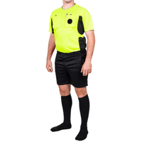 Arbitre-Équipement - Uniforme d'arbitre de soccer - Jaune / Noir de Arbitre-Équipement