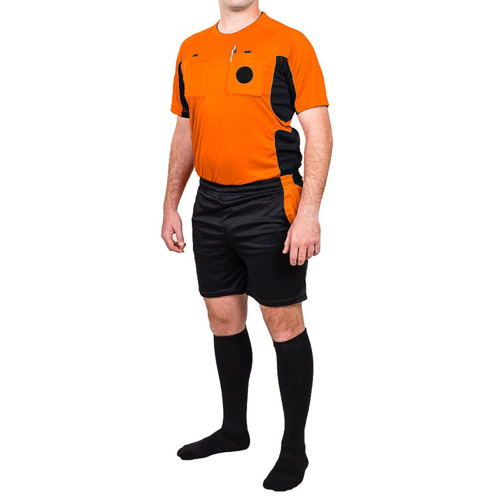 Arbitre-Équipement - Uniforme d'arbitre de soccer - Orange de Arbitre-Équipement