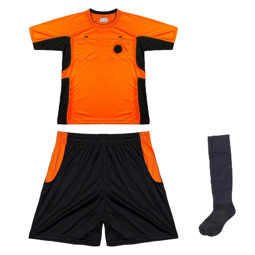 Arbitre-Équipement - Uniforme d'arbitre de soccer - Orange de Arbitre-Équipement