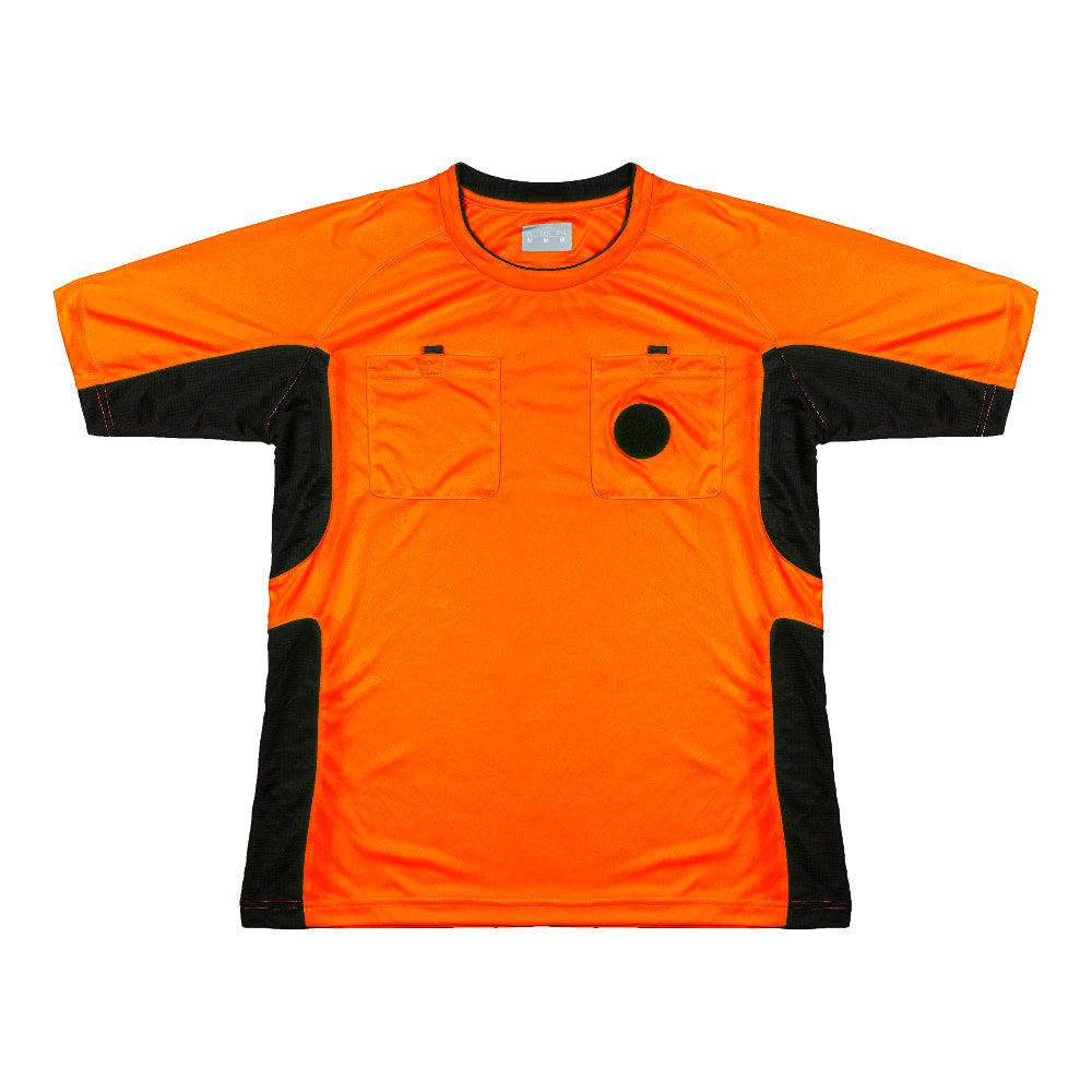 Arbitre-Équipement - Uniforme d'arbitre de soccer - Orange / Noir de Arbitre-Équipement