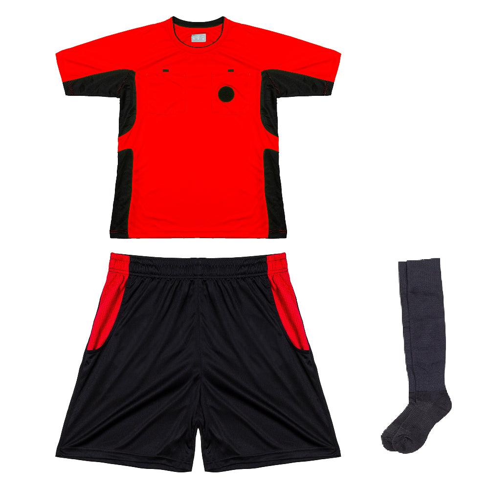 Arbitre-Équipement - Uniforme d'arbitre de soccer - Rouge de Arbitre-Équipement