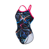 Arena ALLOWER Challenge Back - Maillot pour femmes - Black / Multi / Freak Rose de Arena