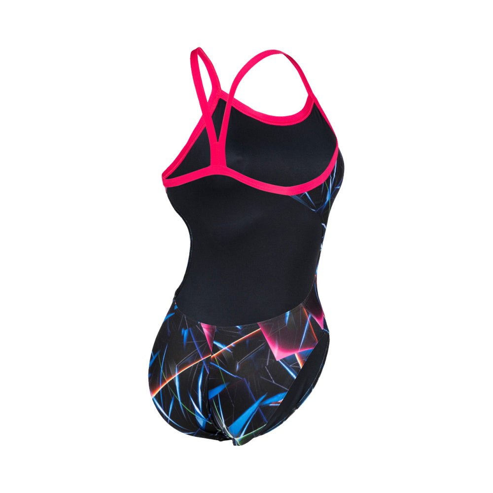 Arena ALLOWER Challenge Back - Maillot pour femmes - Black / Multi / Freak Rose de Arena