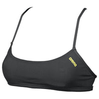 Arena Bandeau Play - Haut de maillot (bikini) pour femmes - Noir/Jaune de Arena