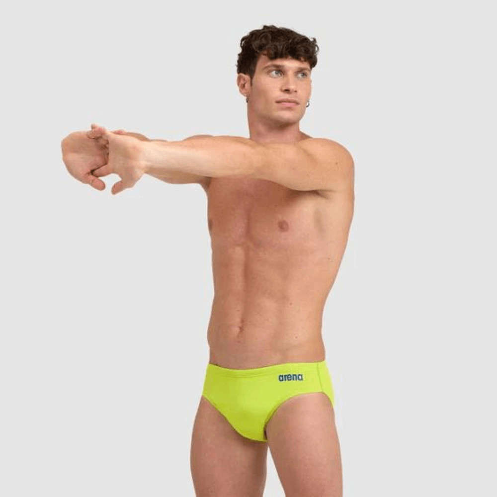 Arena Brief - Maillot de bain pour hommes - SoftGreen / NeonBlue de Arena