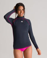 ARENA – Chandail aquatique Rashguard pour dames – Ash Grey de Arena