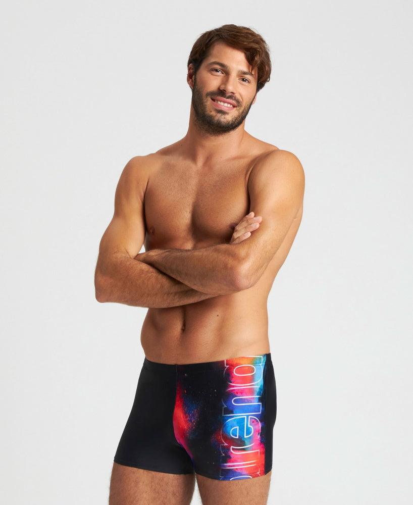 Arena COSMIC Short - Square - Maillot pour hommes - Noir/Multi de Arena