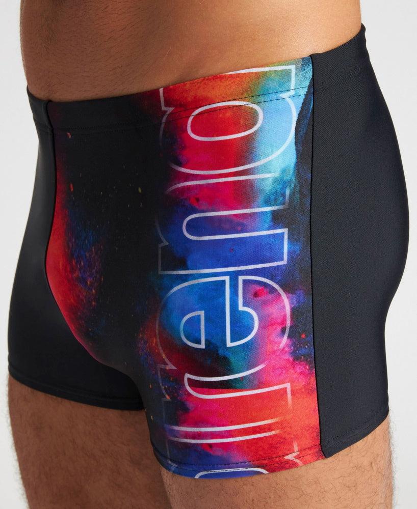 Arena COSMIC Short - Square - Maillot pour hommes - Noir/Multi de Arena