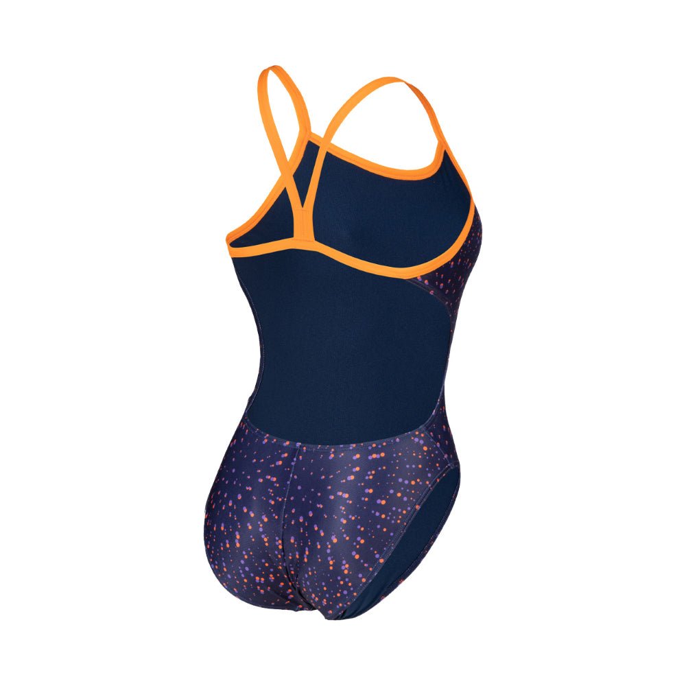 Arena FIREWORKS - Challenge Back - Maillot de bain d'entrainement pour femmes - Nespola / Navy Multi de Arena