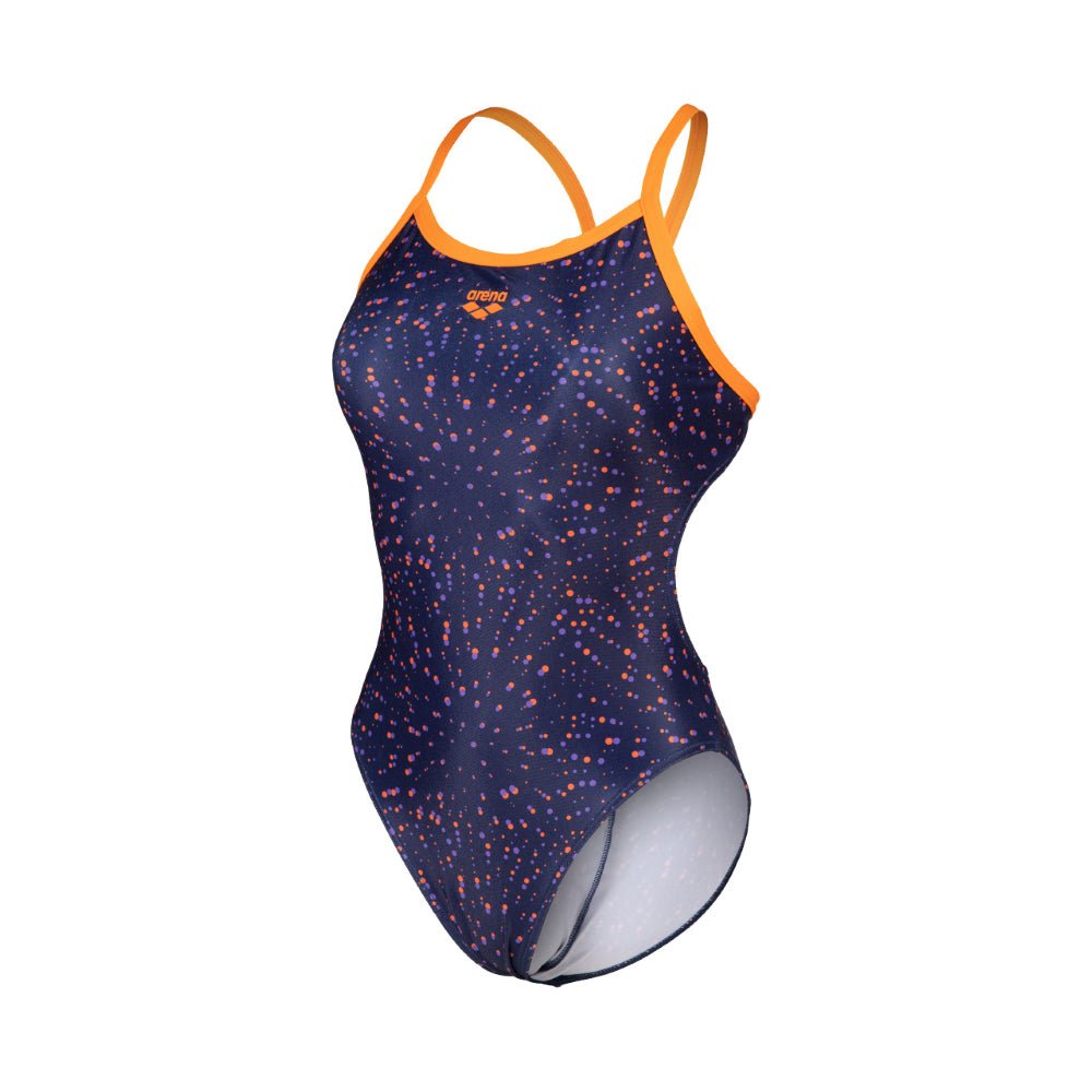 Arena FIREWORKS - Challenge Back - Maillot de bain d'entrainement pour femmes - Nespola / Navy Multi de Arena