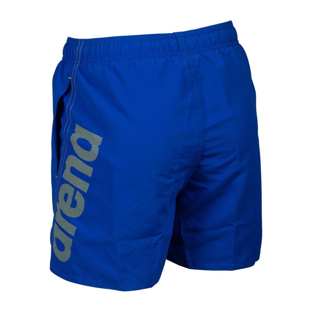 Arena Fundamental Boxer Junior - Logo - Maillot de bain pour garçons - Neon Blue / Soft Green de Arena