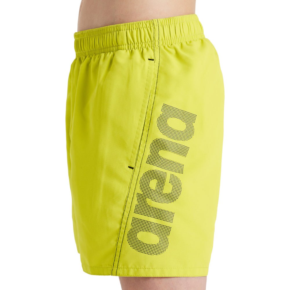 Arena Fundamental Boxer Junior - Logo - Maillot de bain pour garçons - Soft Green / Navy de Arena