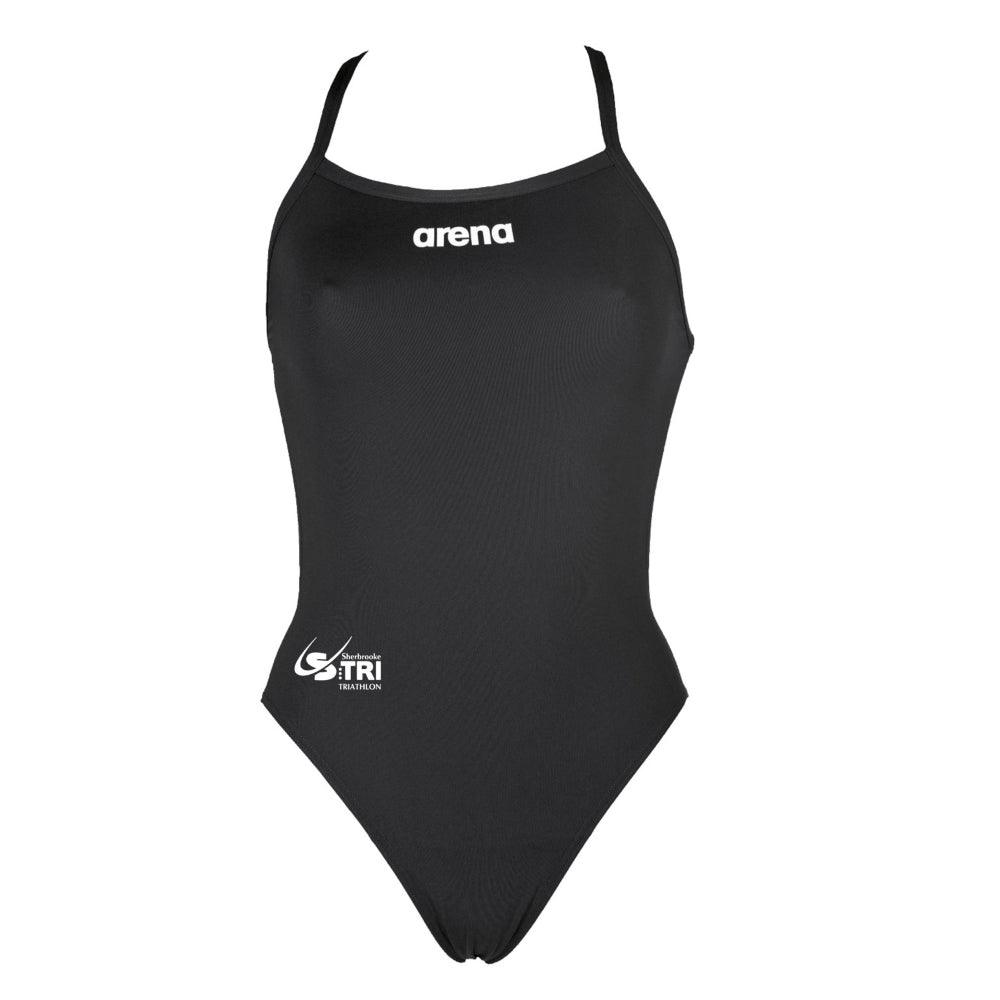 Arena Light Tech High - Maillot d'entraînement pour femmes - Noir - Triathlon Sherbrooke de Triathlon Sherbrooke