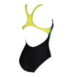 Arena Placement B - SwimPro - Maillot pour femmes - Noir-Soft Green-Multi de Arena