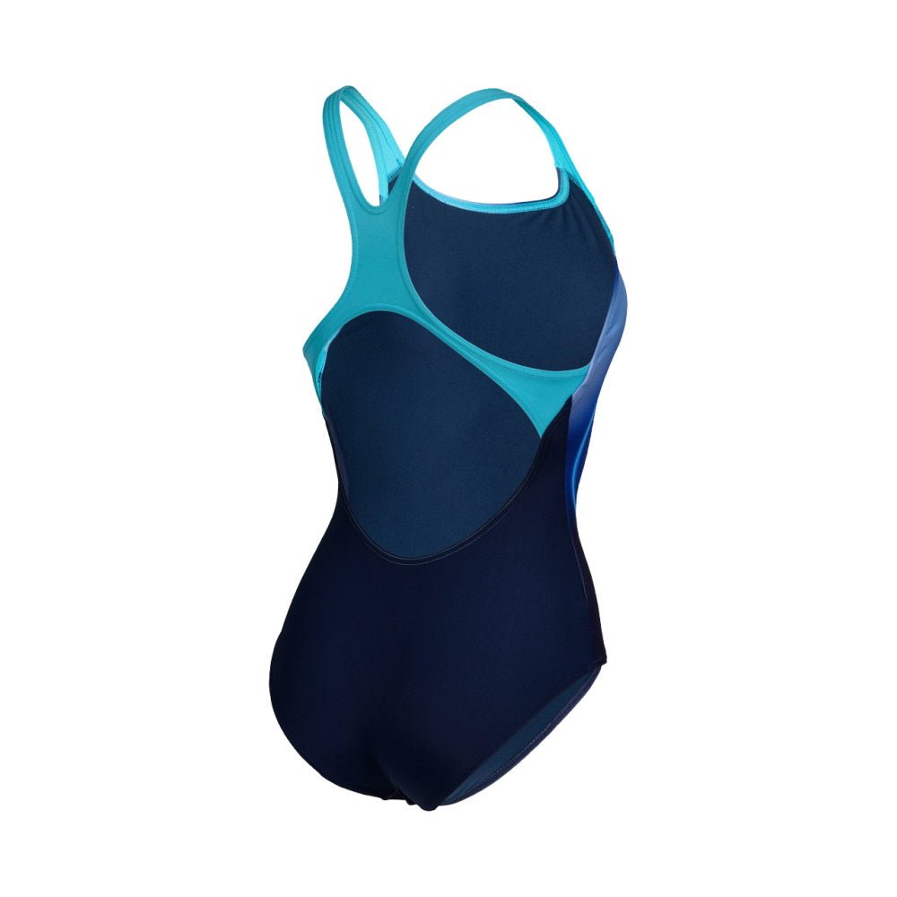 Arena PLACEMENT LB - Swim Pro Back - Maillot de bain d'entrainement pour femmes - Navy / Martinica de Arena