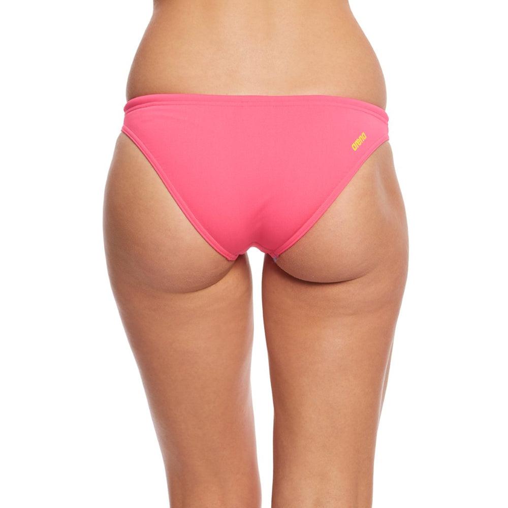 Arena Real Brief - Bas de maillot (bikini) pour femmes - Rose/Jaune de Arena