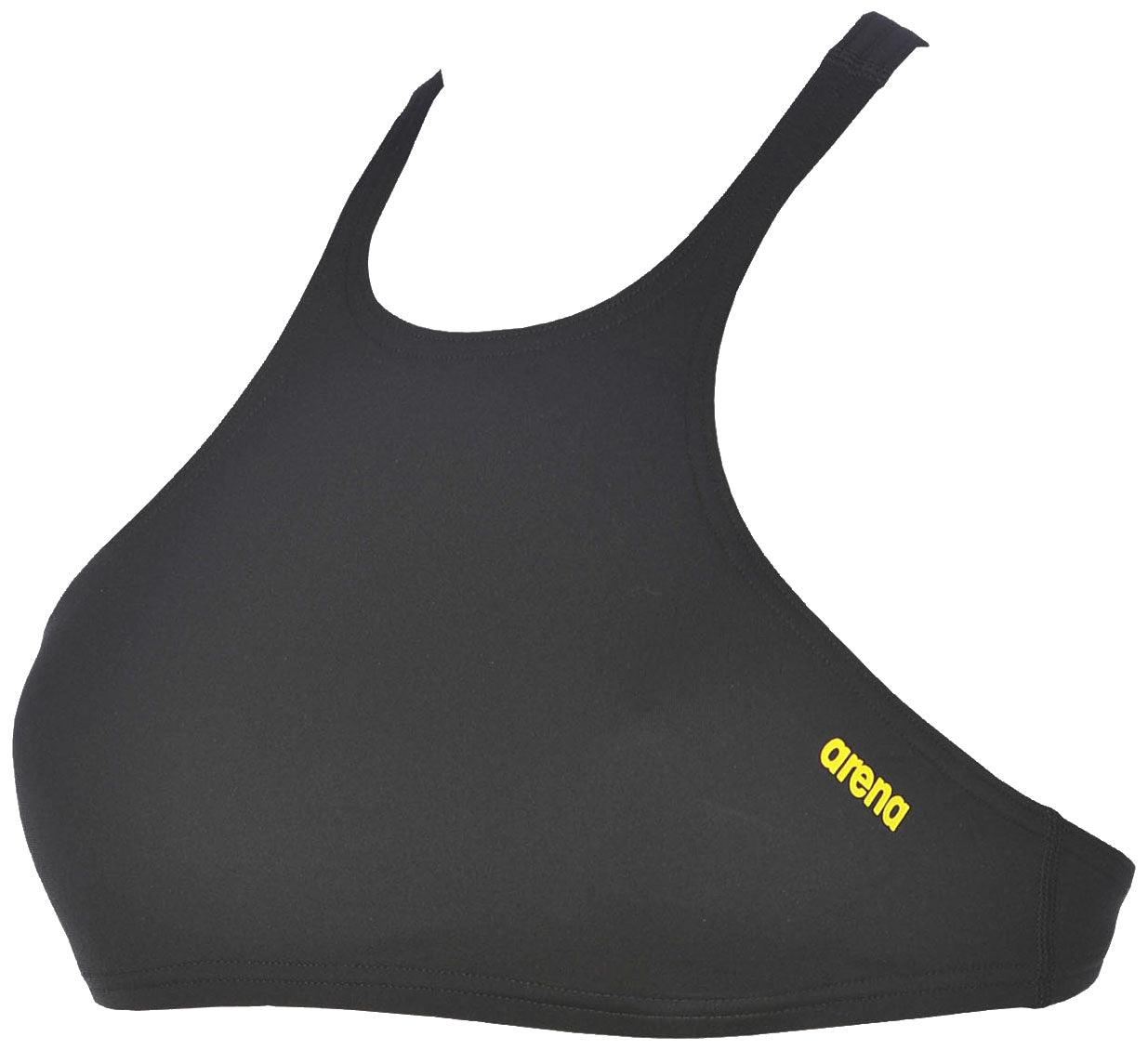 Arena Rulebreaker Crop Think - Haut de bikini - Noir/Jaune de Arena