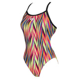 Arena Speed Stripes - Maillot pour femmes - Noir/Multi Orange de Arena