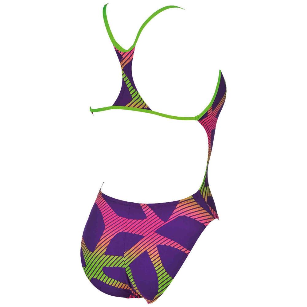 Arena Spider Booster - Maillot pour femmes - Mirtilla/Leaf de Arena