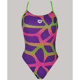 Arena Spider Booster - Maillot pour femmes - Mirtilla/Leaf de Arena