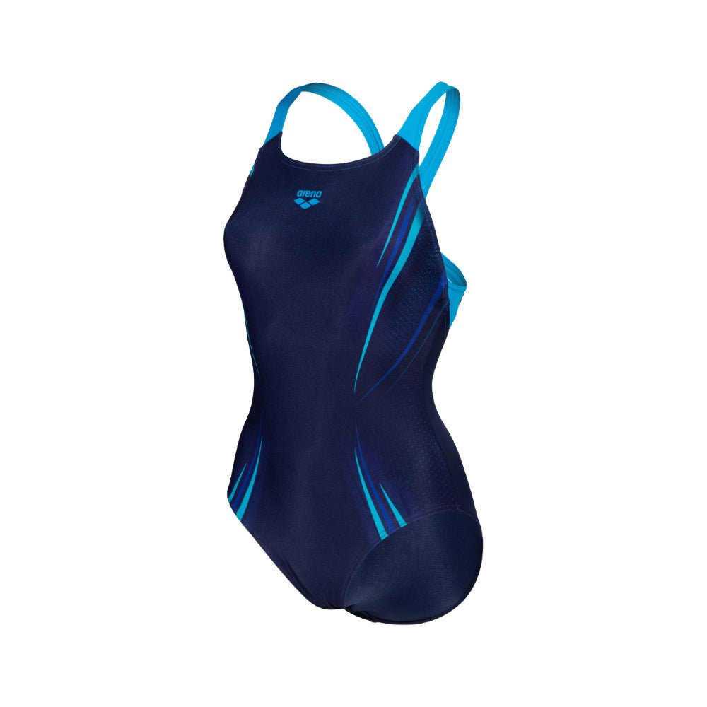 Arena SPIKES - PRO Back - Maillot de bain d'entrainement pour femmes - Navy / Turquoise de Arena