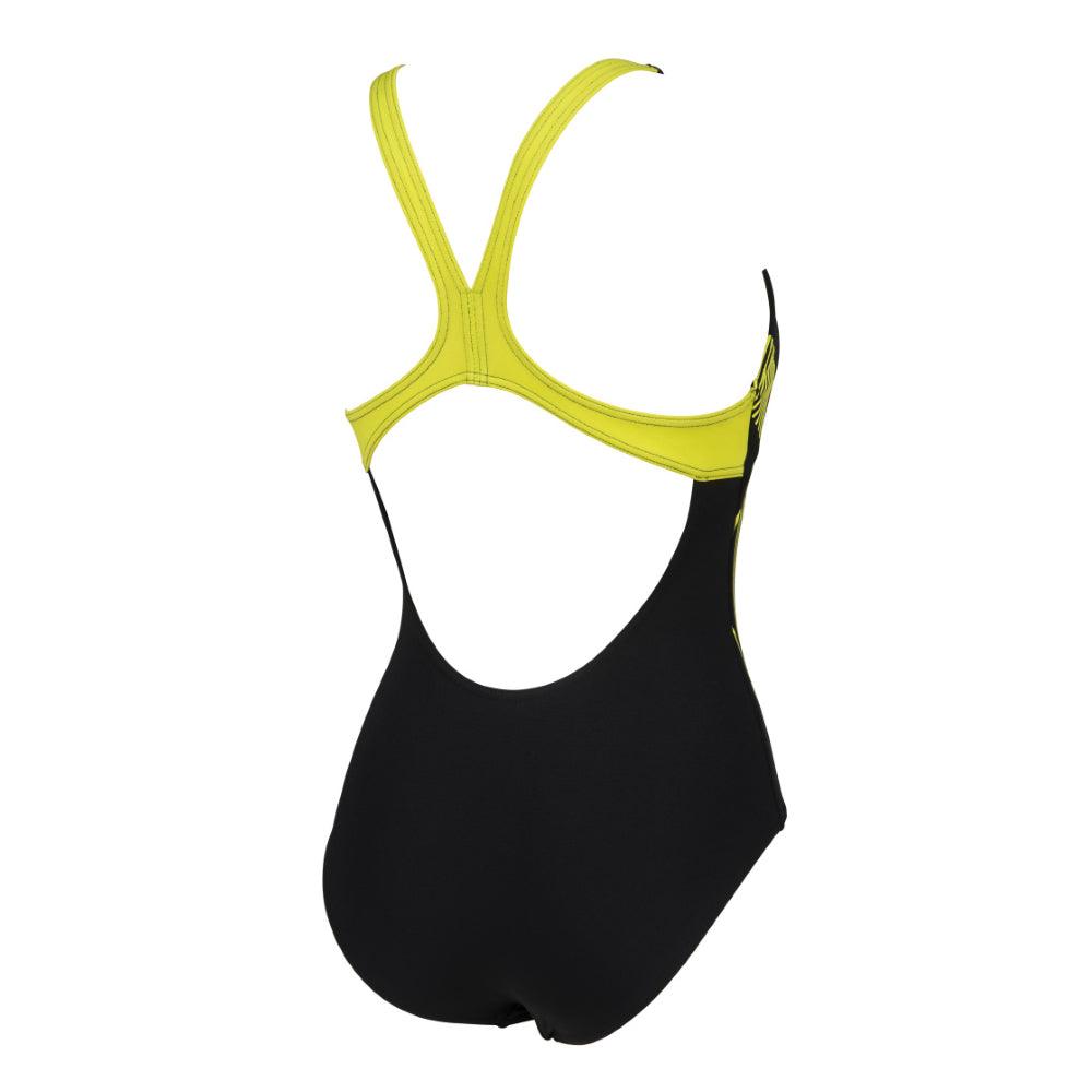 Arena STREAK Swim Pro - Maillot de bain d'entrainement pour femmes - Noir / Vert doux de Arena