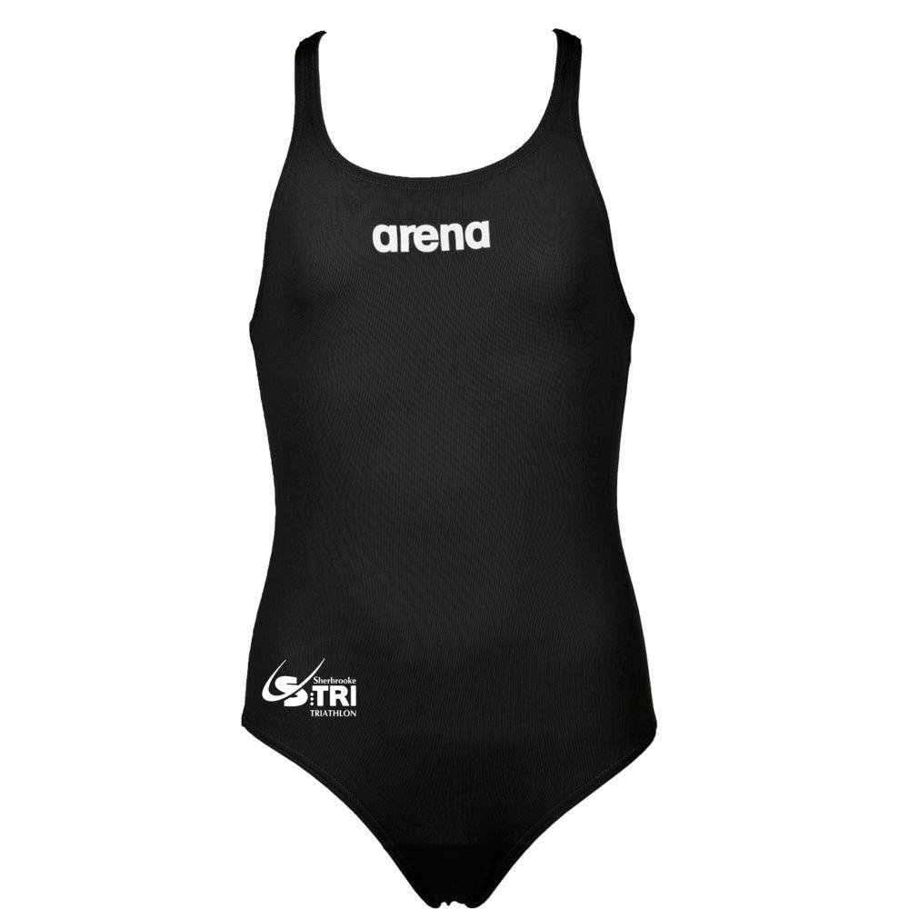 Arena Swim Pro - Maillot d'entraînement pour filles - Noir - Triathlon Sherbrooke de Triathlon Sherbrooke