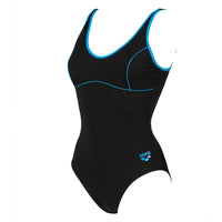 Arena Tania Clip Back - Maillot sport pour femmes - Noir/Turquoise de Arena