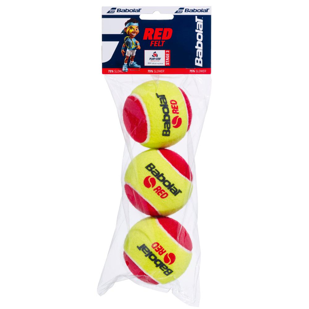 Babolat - Balles de tennis rouges (x3) de Babolat