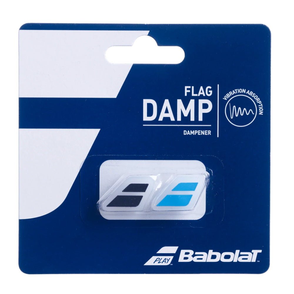 Babolat VIBRASTOP - Flag Damp X2 - Amortisseur de vibrations - Noir / bleu de Babolat