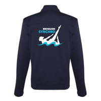 Brossard Synchro - Veste sportive avec fermeture éclair - Tailles juvéniles - Marine de Brossard Synchro